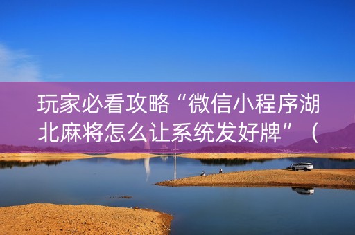 玩家必看攻略“微信小程序湖北麻将怎么让系统发好牌”（专用神器)