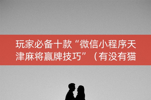 玩家必备十款“微信小程序天津麻将赢牌技巧”（有没有猫腻)