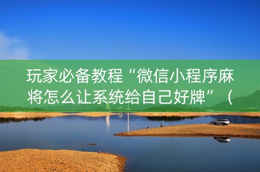玩家必备教程“微信小程序麻将怎么让系统给自己好牌”（是否能开挂)