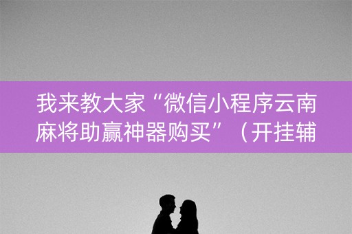 我来教大家“微信小程序云南麻将助赢神器购买”（开挂辅助脚本)