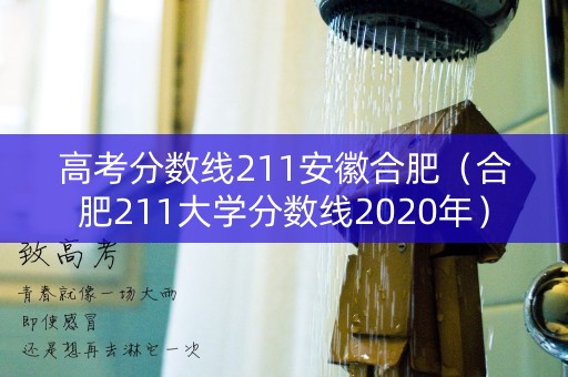 高考分数线211安徽合肥（合肥211大学分数线2020年）