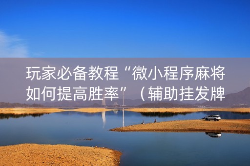 玩家必备教程“微小程序麻将如何提高胜率”（辅助挂发牌规律)