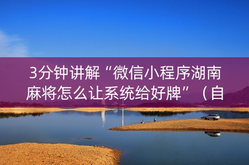 3分钟讲解“微信小程序湖南麻将怎么让系统给好牌”（自建房怎么拿好牌)