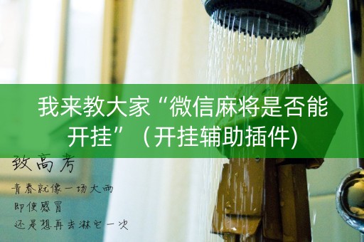 我来教大家“微信麻将是否能开挂”（开挂辅助插件)