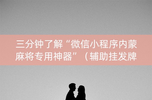 三分钟了解“微信小程序内蒙麻将专用神器”（辅助挂发牌规律)