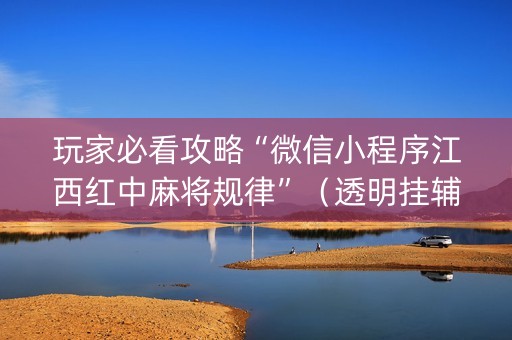 玩家必看攻略“微信小程序江西红中麻将规律”（透明挂辅助器)