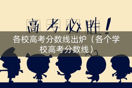 各校高考分数线出炉（各个学校高考分数线）