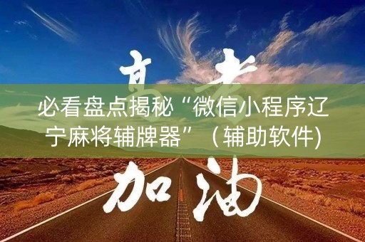 必看盘点揭秘“微信小程序辽宁麻将辅牌器”（辅助软件)