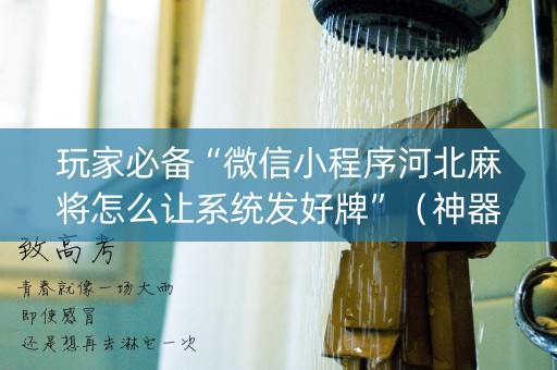 玩家必备“微信小程序河北麻将怎么让系统发好牌”（神器通用版)