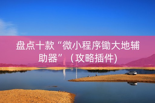 盘点十款“微小程序锄大地辅助器”（攻略插件)