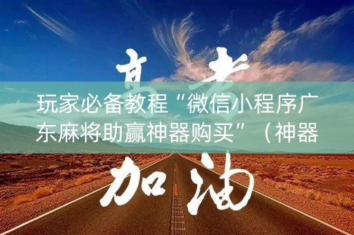 玩家必备教程“微信小程序广东麻将助赢神器购买”（神器通用版)