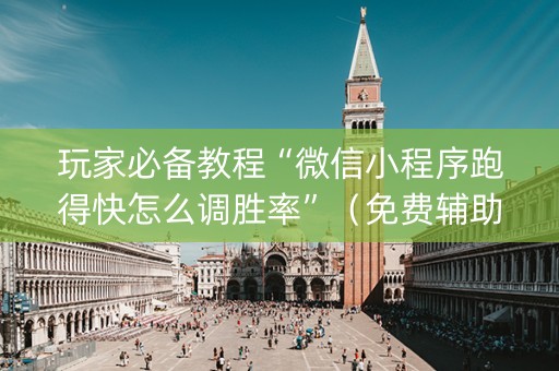 玩家必备教程“微信小程序跑得快怎么调胜率”（免费辅助)