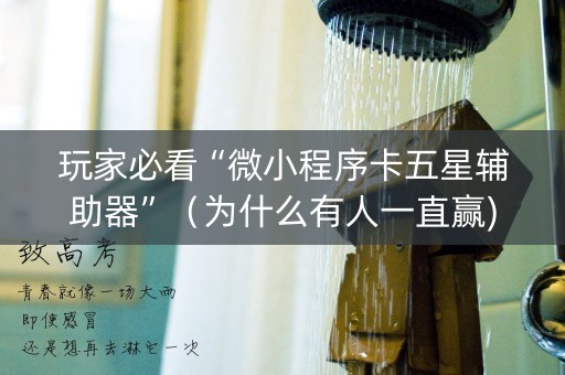 玩家必看“微小程序卡五星辅助器”（为什么有人一直赢)