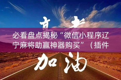 必看盘点揭秘“微信小程序辽宁麻将助赢神器购买”（插件可信吗)