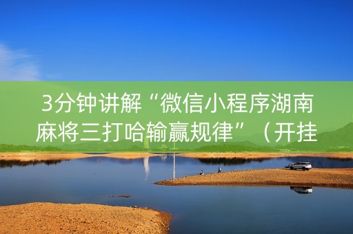 3分钟讲解“微信小程序湖南麻将三打哈输赢规律”（开挂辅助脚本)