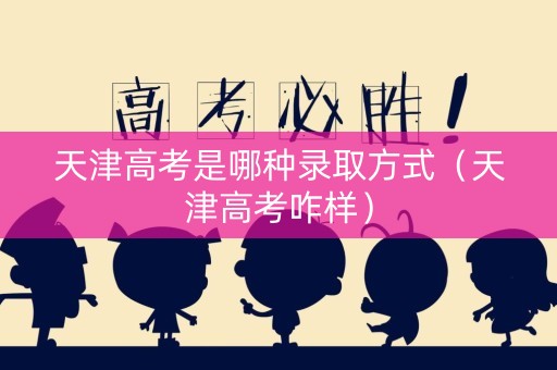 天津高考是哪种录取方式（天津高考咋样）