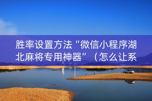 胜率设置方法“微信小程序湖北麻将专用神器”（怎么让系统给自己好牌)