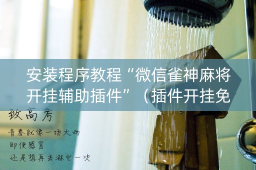 安装程序教程“微信雀神麻将开挂辅助插件”（插件开挂免费AI)
