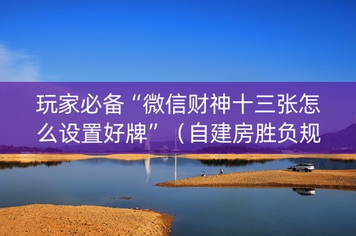 玩家必备“微信财神十三张怎么设置好牌”（自建房胜负规律)