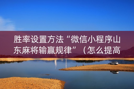 胜率设置方法“微信小程序山东麻将输赢规律”（怎么提高胜率)