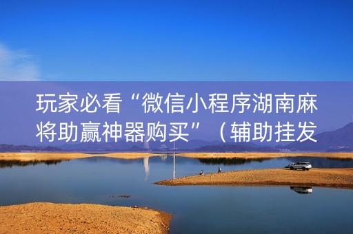 玩家必看“微信小程序湖南麻将助赢神器购买”（辅助挂发牌规律)