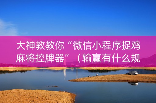大神教教你“微信小程序捉鸡麻将控牌器”（输赢有什么规律)
