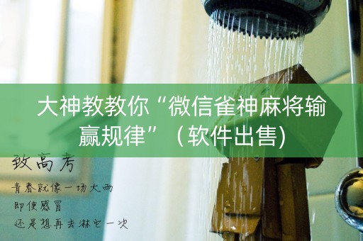 大神教教你“微信雀神麻将输赢规律”（软件出售)