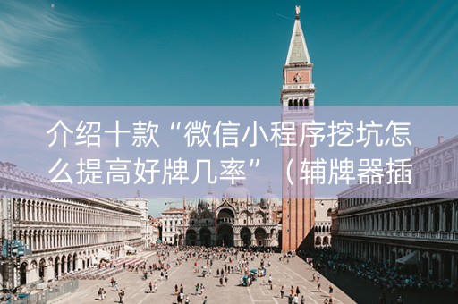 介绍十款“微信小程序挖坑怎么提高好牌几率”（辅牌器插件购买)