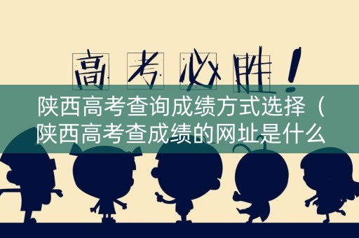 陕西高考查询成绩方式选择（陕西高考查成绩的网址是什么）