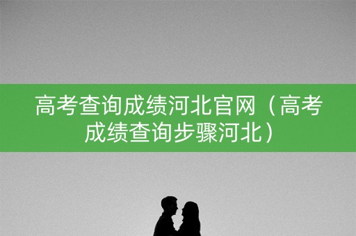 高考查询成绩河北官网（高考成绩查询步骤河北）