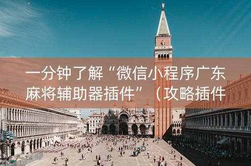 一分钟了解“微信小程序广东麻将辅助器插件”（攻略插件)