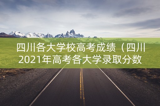 四川各大学校高考成绩（四川2021年高考各大学录取分数）