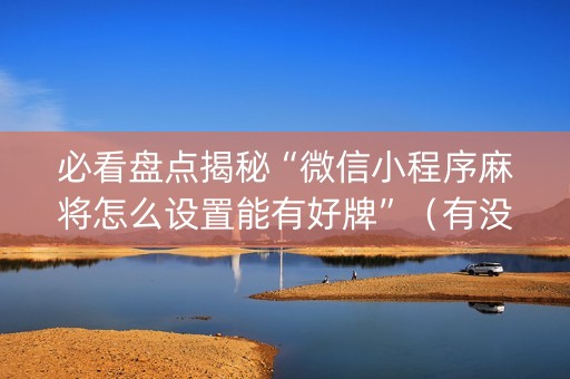 必看盘点揭秘“微信小程序麻将怎么设置能有好牌”（有没有猫腻)