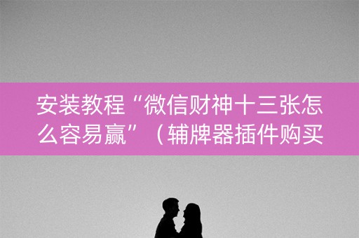 安装教程“微信财神十三张怎么容易赢”（辅牌器插件购买)