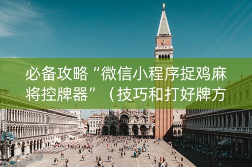 必备攻略“微信小程序捉鸡麻将控牌器”（技巧和打好牌方法)
