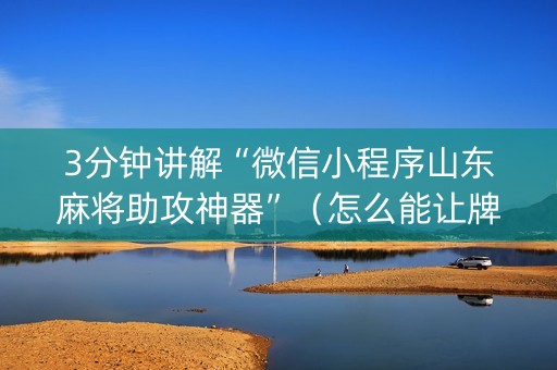 3分钟讲解“微信小程序山东麻将助攻神器”（怎么能让牌好一点)