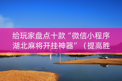 给玩家盘点十款“微信小程序湖北麻将开挂神器”（提高胜率技巧)