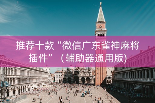 推荐十款“微信广东雀神麻将插件”（辅助器通用版)