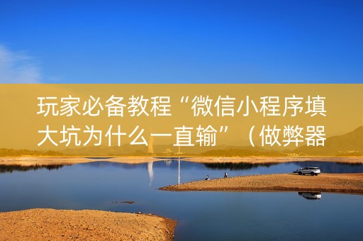玩家必备教程“微信小程序填大坑为什么一直输”（做弊器软件下载)