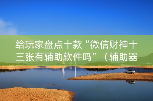给玩家盘点十款“微信财神十三张有辅助软件吗”（辅助器插件)