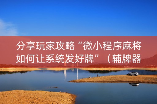 分享玩家攻略“微小程序麻将如何让系统发好牌”（辅牌器插件购买)