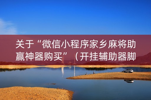 关于“微信小程序家乡麻将助赢神器购买”（开挂辅助器脚本)