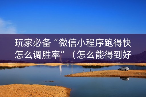 玩家必备“微信小程序跑得快怎么调胜率”（怎么能得到好牌)