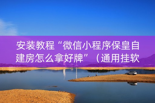 安装教程“微信小程序保皇自建房怎么拿好牌”（通用挂软件多少钱)