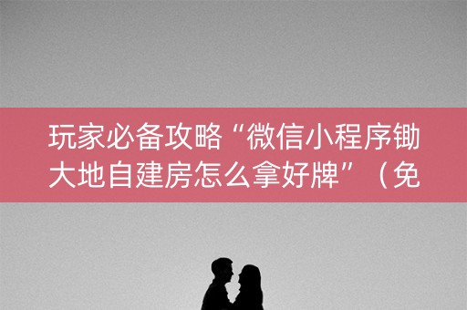 玩家必备攻略“微信小程序锄大地自建房怎么拿好牌”（免费专用神器)