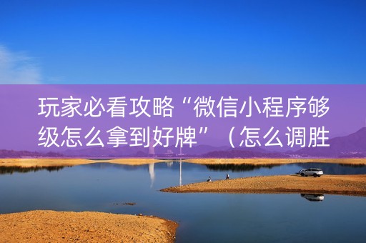 玩家必看攻略“微信小程序够级怎么拿到好牌”（怎么调胜率)
