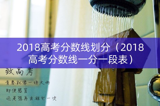 2018高考分数线划分（2018高考分数线一分一段表）