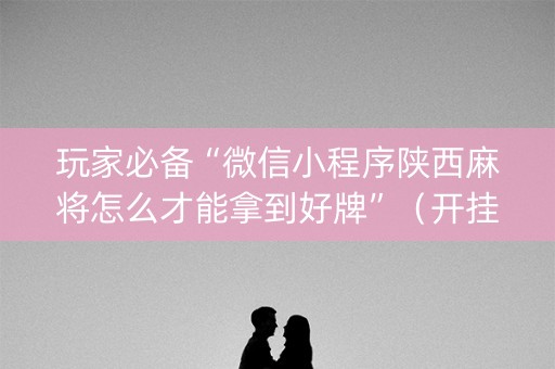 玩家必备“微信小程序陕西麻将怎么才能拿到好牌”（开挂辅助器插件)