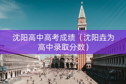 沈阳高中高考成绩（沈阳垚为高中录取分数）