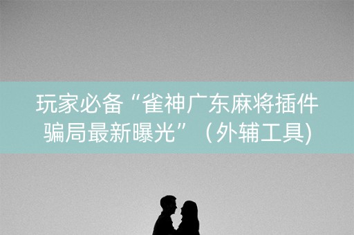 玩家必备“雀神广东麻将插件骗局最新曝光”（外辅工具)